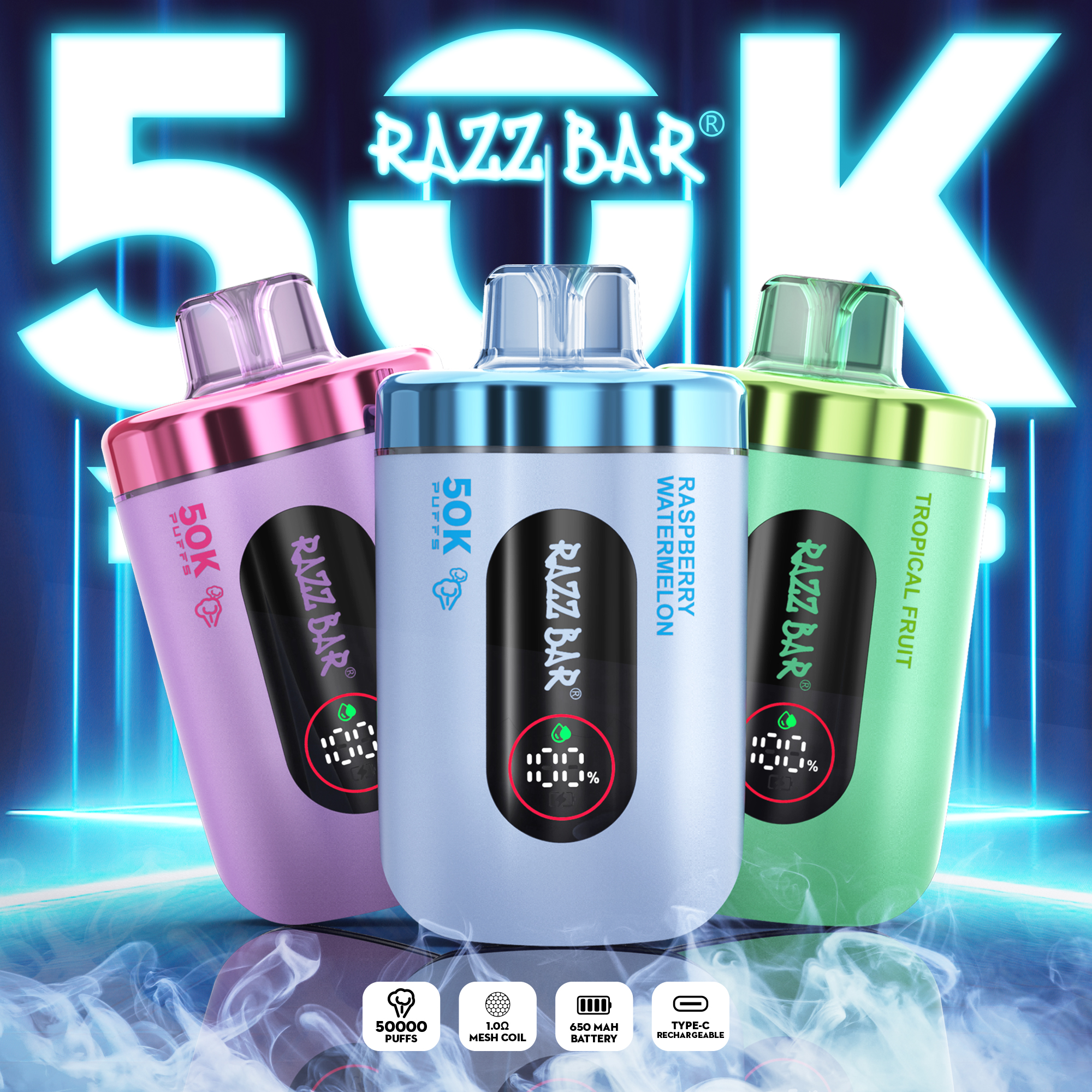 Solaris Champagne Vape 30000 30K puffs, 2% Nicotine 10 Flavors yohongvape