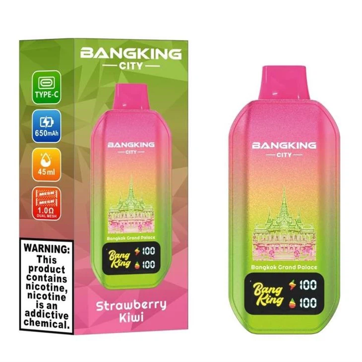 Bang King City 50000 Puff, 45 ml E-Liquid, 650 mAh Batery. 12 Flavors