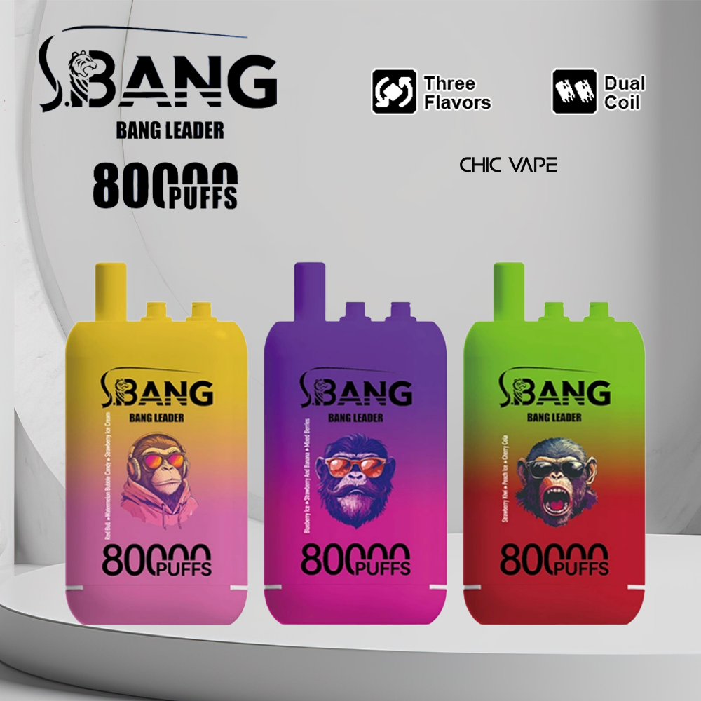Bang Leader 80000 80K Puffs, 3 in 1 Flavor