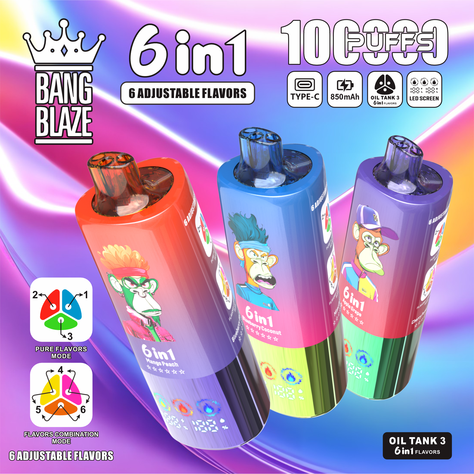 6-in-1 Flavor Vape