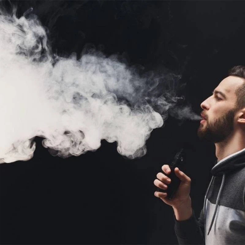 How many times can an e-cigarette battery be charged?